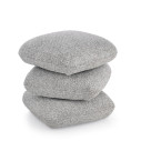 Pouf Antara Grigio Bizzotto vista
