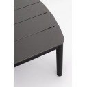 Tavolino Fenix 115x68 Antracite Bizzotto dettaglio