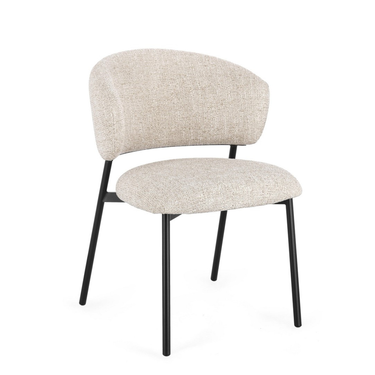 Sedia Prisca Nero-Sand