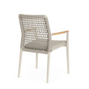 Sedia con braccioli Maddox Pelican Bizzotto vista