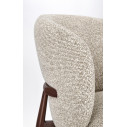 Sedia Amalia Noce-Beige Bizzotto dettaglio