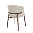Sedia Amalia Noce-Beige Bizzotto vista