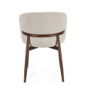 Sedia Amalia Noce-Beige Bizzotto vista