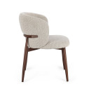 Sedia Amalia Noce-Beige Bizzotto vista