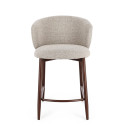 Sgabello Cucina Amalia Noce-Beige Bizzotto vista