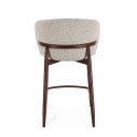 Sgabello Cucina Amalia Noce-Beige Bizzotto vista