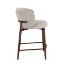 Sgabello Cucina Amalia Noce-Beige Bizzotto vista