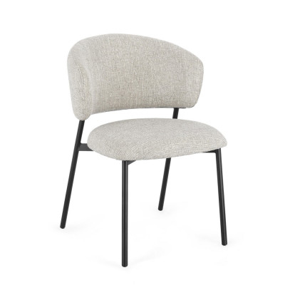 Sedia Prisca Nero-Rock