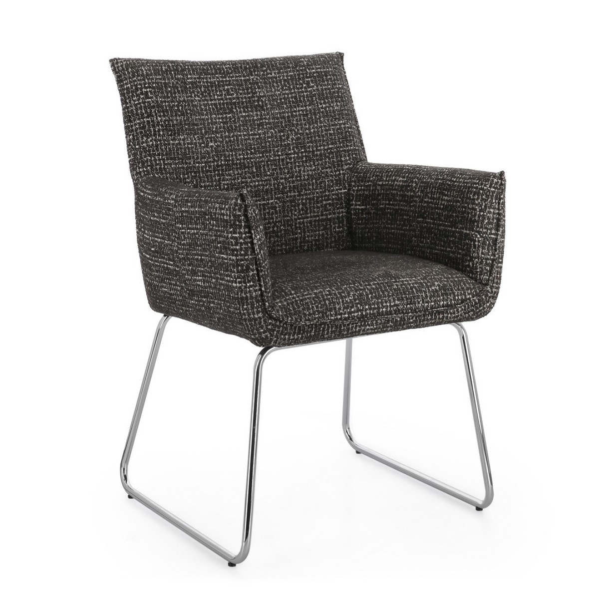 Sedia con braccioli Evelyn Carbone