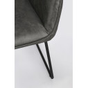 Sedia C-Br Evelyn Dark Bizzotto dettaglio