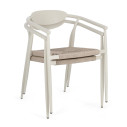 Sedia con braccioli Linares Wall Bizzotto dettaglio