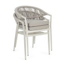 Sedia con braccioli Millor Wall Bizzotto dettaglio