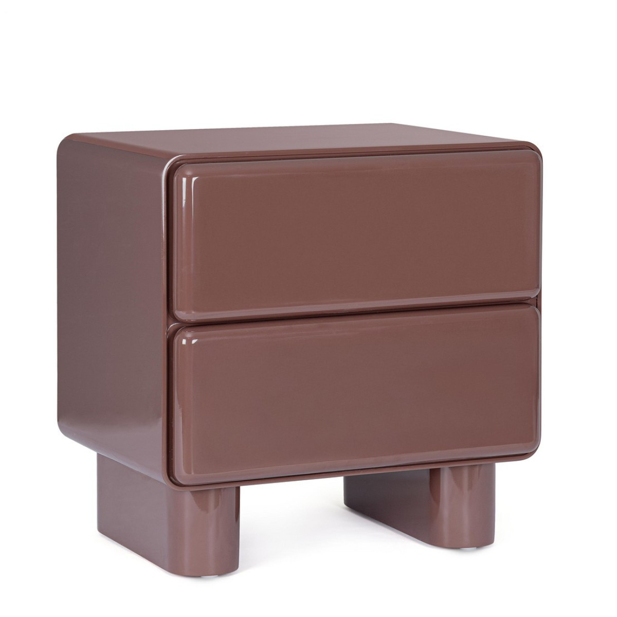 Comodino 2 cassetti Otilia Brick