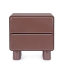 Comodino 2 cassetti Otilia Brick Bizzotto vista