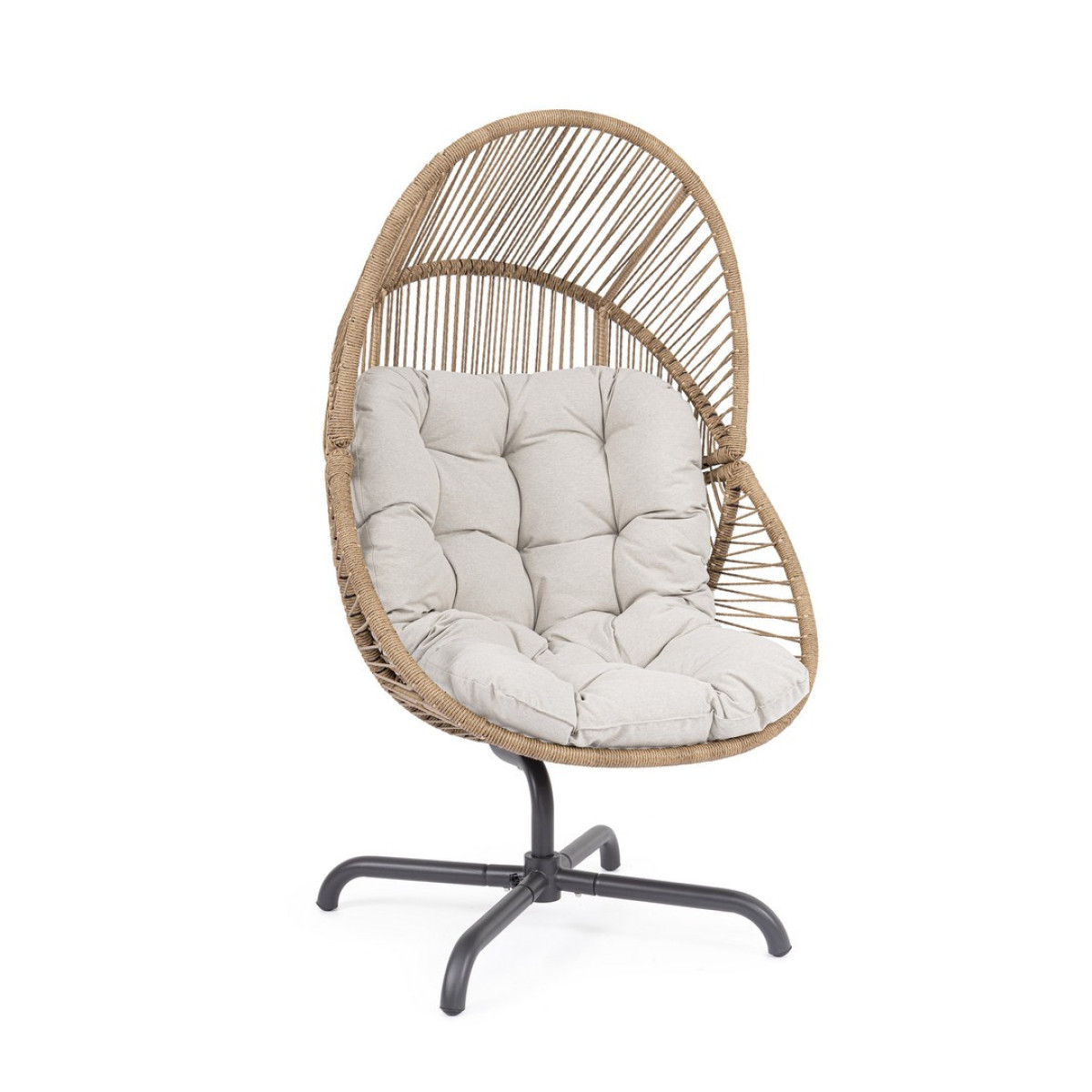 Poltrona girevole Palawan Antracite