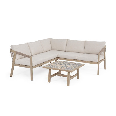 Set salotto angolare Kalimera Timber