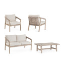 Set4 Salotto Kalimera Timber Bizzotto vista
