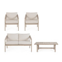 Set4 Salotto Kalimera Timber Bizzotto vista