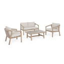 Set4 Salotto Kalimera Timber Bizzotto vista