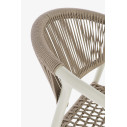 Sedia con braccioli Canarias Sand Bizzotto dettaglio