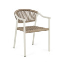 Sedia con braccioli Canarias Sand Bizzotto vista