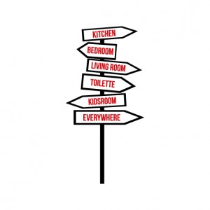 Sticker Home Sign