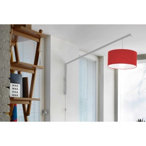 Lampada Angelica L 170 da parete in lycra