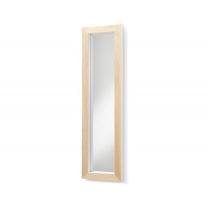 Specchio Drop 98 legno/bianco