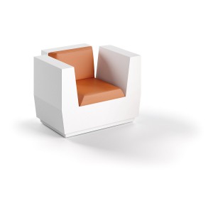 Poltrona Big Cut bianco