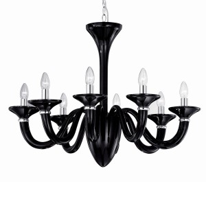 Lampada White Lady SP8 nero