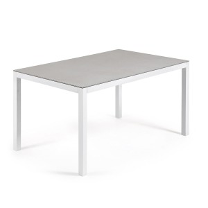 Tavolo Bogen 140 in ceramica Techlam® Hydra Plomo