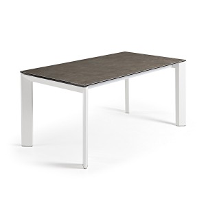 Tavolo Atta 140 in ceramica Techlam® Vulcano Ceniza