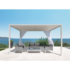 Set Step bianco/silver black