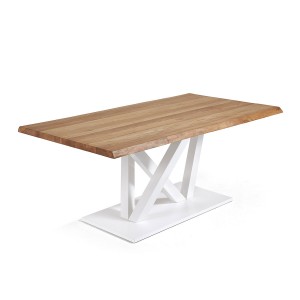Tavolo Uve 180 bianco rovere naturale