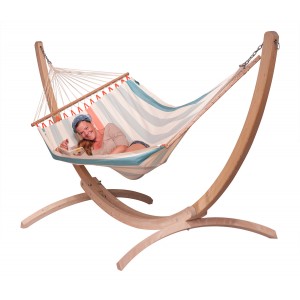 Amaca Colada doppia con supporto canoa