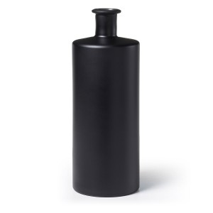 Vaso Laverne H 42 cm nero