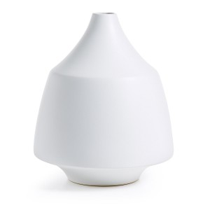 Vaso Mind grande in ceramica bianco