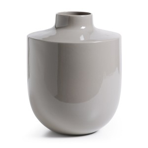 Vaso Nova H 32,5 in ceramica beige