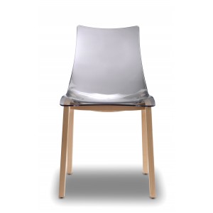 Sedia Natural Zebra antishock trasparente