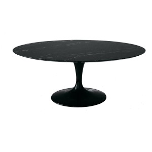 Tavolino Tulip E. Saarinen 105x70 H 40 nero
