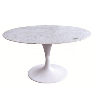 Tavolino Tulip E. Saarinen Ø 90 H 40 bianco