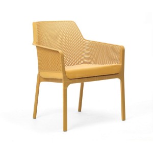 Poltrona Net Relax senape con cuscino