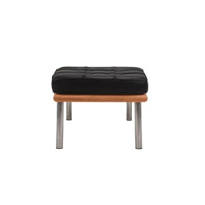 Pouf Barcelona in legno M. Van Der Rohe