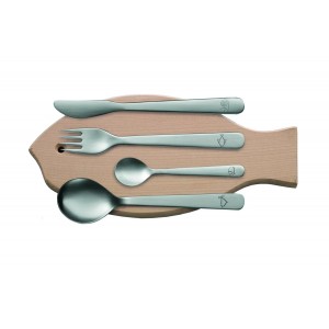 Mono Kids set di posate con tagliere
