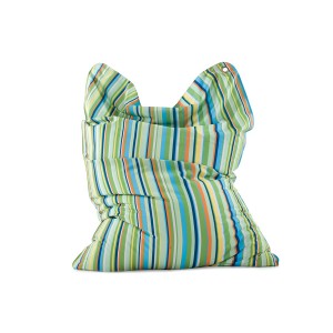 Pouf Fashion Bull Stripes Green