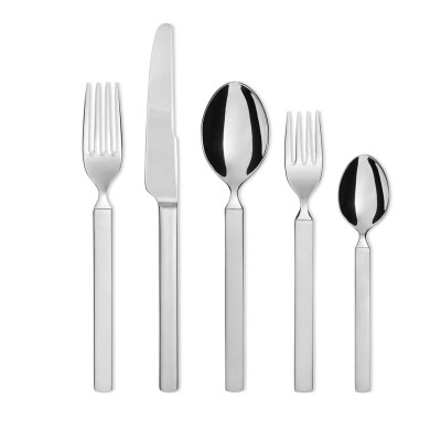 Alessi 4180S5 Dry Servizio di posate in acciaio inox