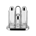 Alessi 5070 Servizio per olio, aceto, sale e pepe in acciaio Inox vista