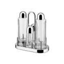 Alessi 5070 Servizio per olio, aceto, sale e pepe in acciaio Inox vista