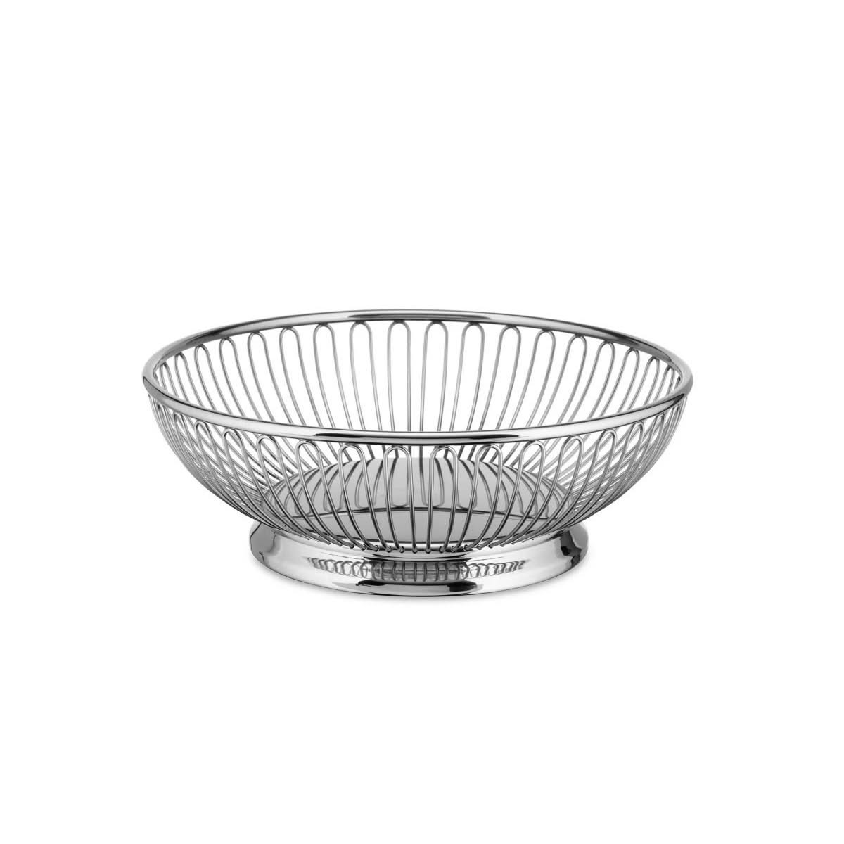 Alessi 826/20 Cestino a filo rotondo in acciaio Inox