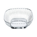 Alessi 845 Cestino a filo quadrato in acciaio Inox vista